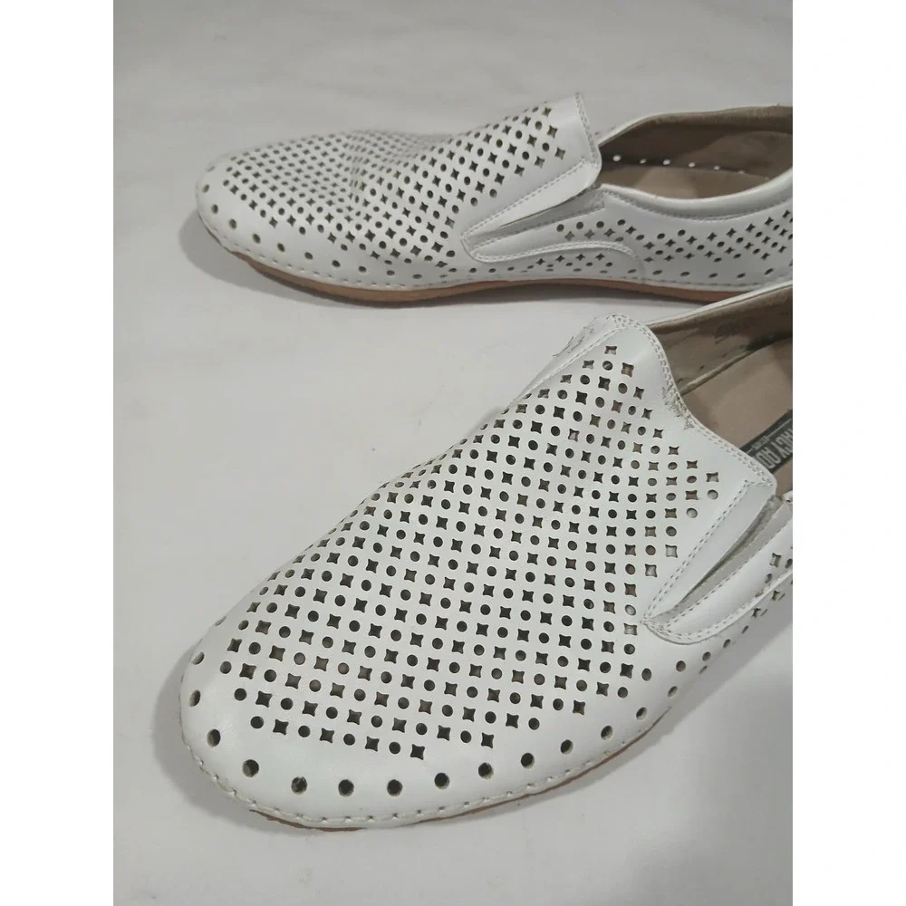 Stacy Adams Perforated Slip On Loafers